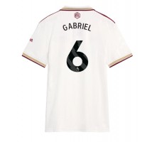 Arsenal Gabriel Magalhaes #6 Koszulka Trzecia damskie 2025-26 Krótki Rękaw